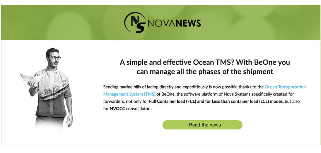BeOne Ocean Freight Management Software